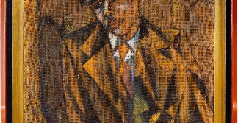 Man sieht ein Portrait des »Kölner Progressiven« Heinrich Hoerles von 1914.