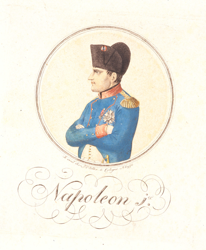Lithografie Napoleons, um 1805