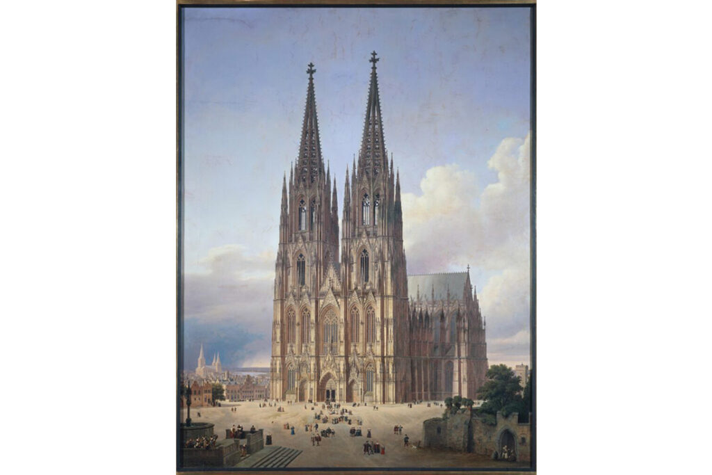 Gemälde des Kölner Doms.