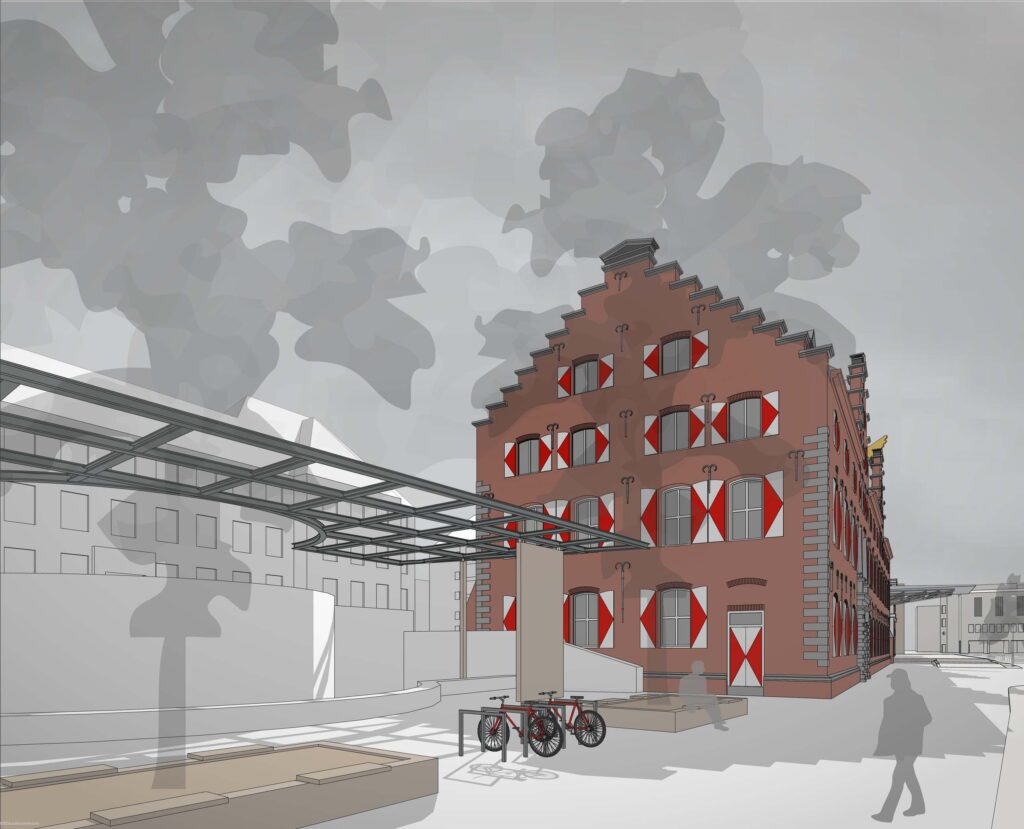 Entwurf für ein attraktives neues Innenstadtquartier in der Zeughausstraße