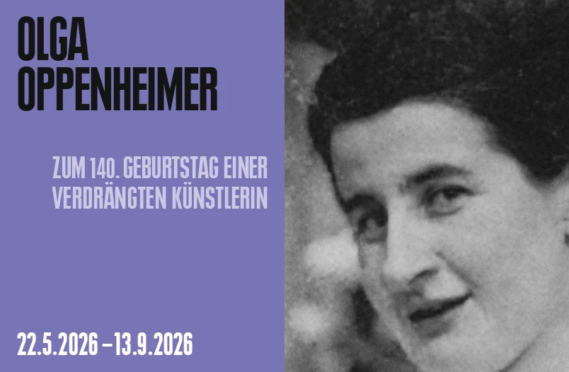 Ausstellungsbanner Olga Oppenheimer